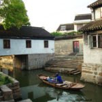 Paddling close to bridges