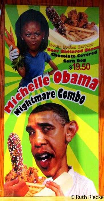 I realy want to see Obama or Jillian Michaels eating this combo, OC Fair, Costa Mesa, California