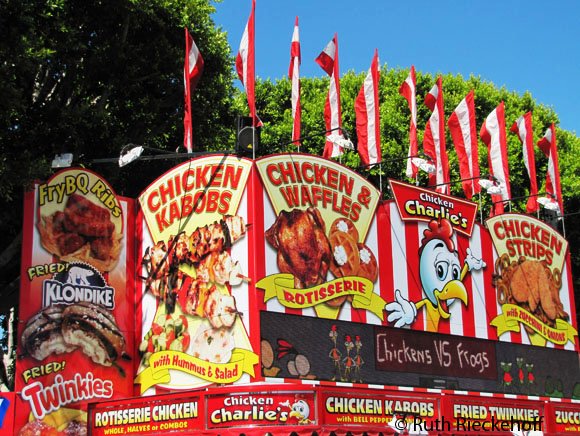 Food Stall in the Fair, OC Fair, Costa Mesa, California
