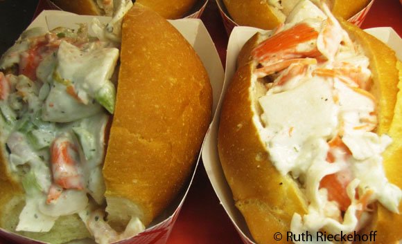 Crab Salad Sandwiches, Fisherman's Wharf, San Francisco, California