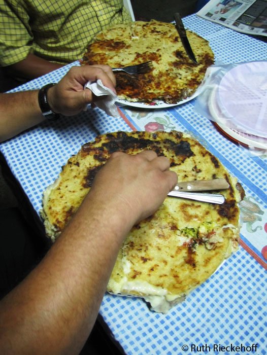 Pupusas locas, Ahuachapan, El Salvador