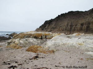 Formations in the beach