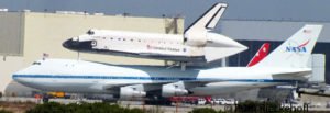 Endeavour Shuttle in LAX, Los Angeles