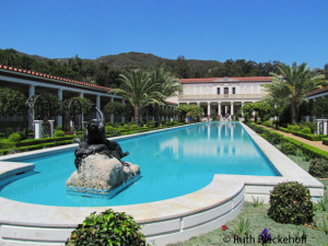 Front view of the villa