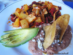 Papas con Chorizo