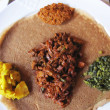 Awaze tibs plate, Little Ethiopia, Los Angeles, California