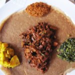 Awaze tibs plate, Little Ethiopia, Los Angeles, California
