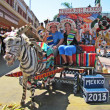 Ruth and Oscar with a zonkey, Tijuana, Mexico