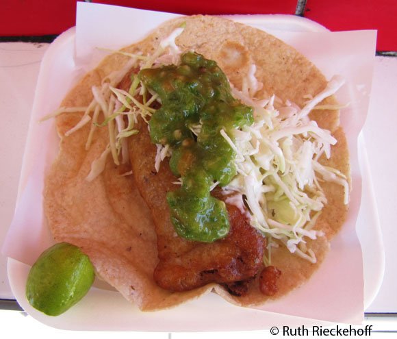 Eating Fish Tacos in Ensenada Tanama Tales