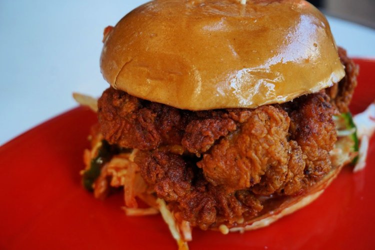 Fried chicken sandwich from Fritzi Coop, Los Angeles