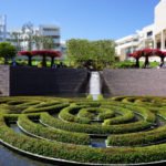 The Getty and its garden, Los Angeles, California