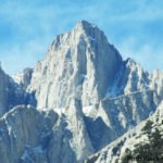 Close up of Mount Whitney, California