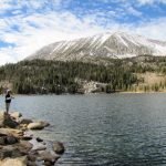 View of Rock Creek Lake and Mountains, Rock Creek, California