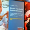Andrew Zimmern at the LA Travel and Adventure Show, Long Beach, CA