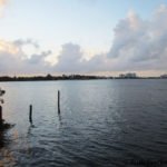Sunset in Nichupte Lagoon, Cancun, Mexico