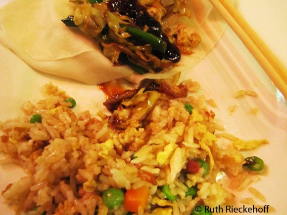 Stir Fried Rice and Moo Shu Pork, Chinatown, San Francisco, California