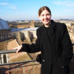 Lindsay in Siena Italy, Native Foreigner