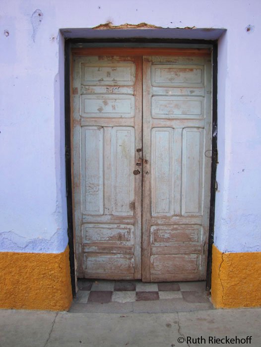Door, Copan Ruinas, Honduras