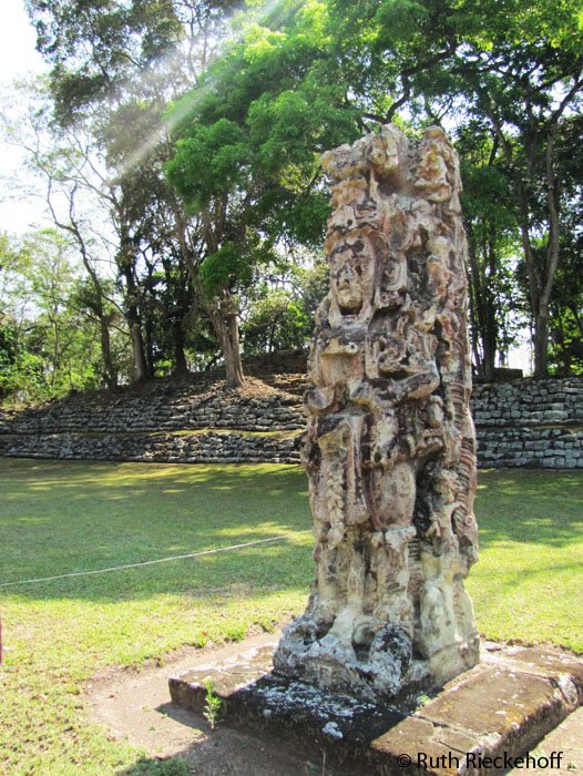 Stela, Copan Archeological Zone, Honduras
