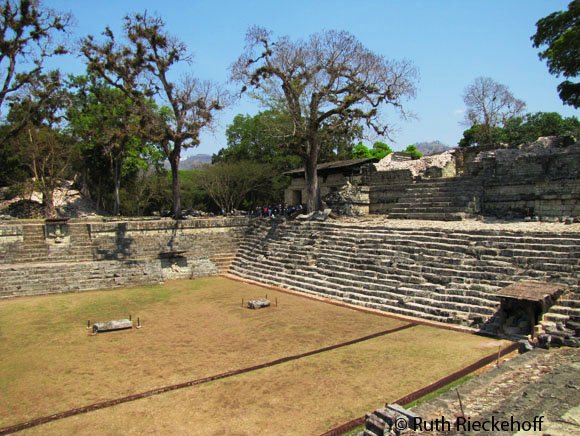 Another view of the acropolis, Copan Archeological Zone, Honduras
