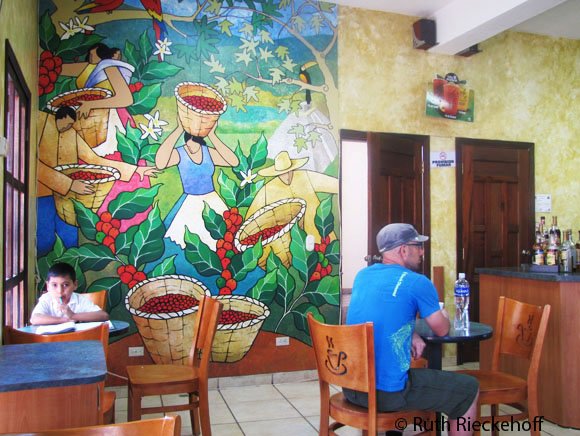 Espresso Americano Coffee Shop, Copan Ruinas, Honduras