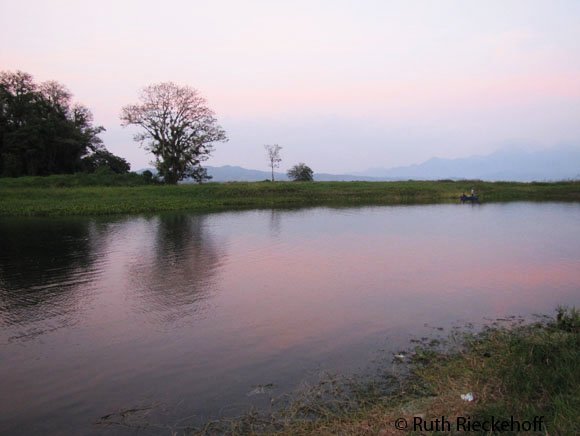 Sunset at Yojoa Lake, Honduras