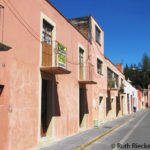 Salmon pinks streets, Tlaxcala, Mexico