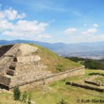 Another valley seen from the northern platform, Monte Alban, Oaxaca, Mexico