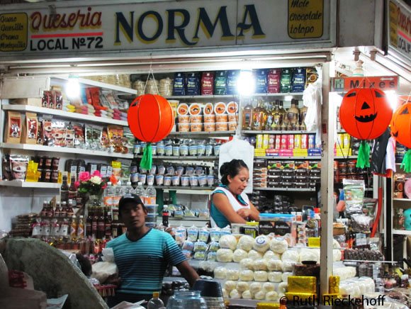 Vendor at Benito Juarez Market, Oaxaca, Mexico