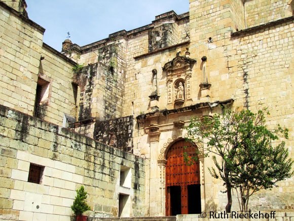 Side Entrance of Santo Domingo Church, Oaxaca, Mexico