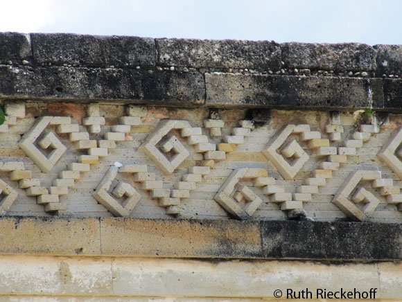 Greca or Carved Fringe, Mitla, Oaxaca, Mexico