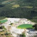 Pools over the big waterfall, Hierve el Agua, Oaxaca, Mexico