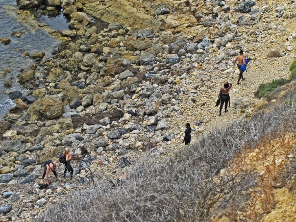 Divers at Bluff Cove, Palos Verdes, California