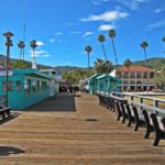 Green Pier, Avalon Bay, Catalina Island, Clear sky