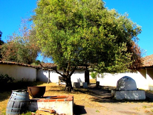 Courtyard, La Purisima Mission, Lompoc, California