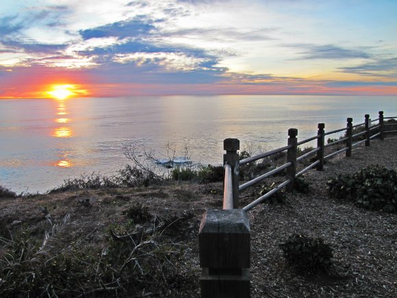 Sunset, Point Vicente, Palos Verdes Peninsula, Los Angeles, California