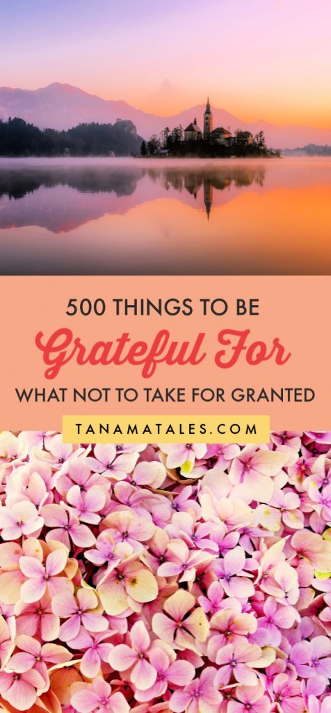 500 Things to be Grateful For: Daily Inspiration! - Tanama Tales