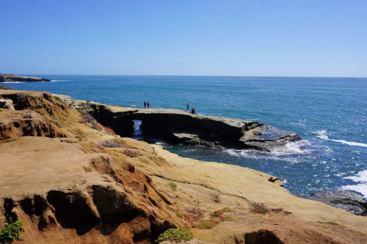 View of the Point Loma Peninsula Cliffs, San Diego, California