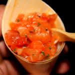Salmon Lomi Lomi from Roy’s Hawaiian Fusion Cuisine,Food Festival, Palm Desert, California