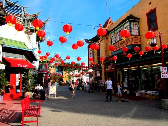 Main or Central Plaza, Chinatown, Los Angeles, California