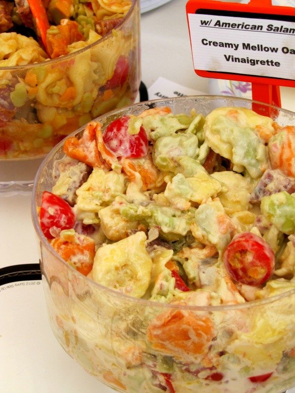 Pasta salad sample by Flor de la Patagonia Vinaigrette, Vintage Bouquet Extravaganza, Greystone Mansion, Beverly Hills