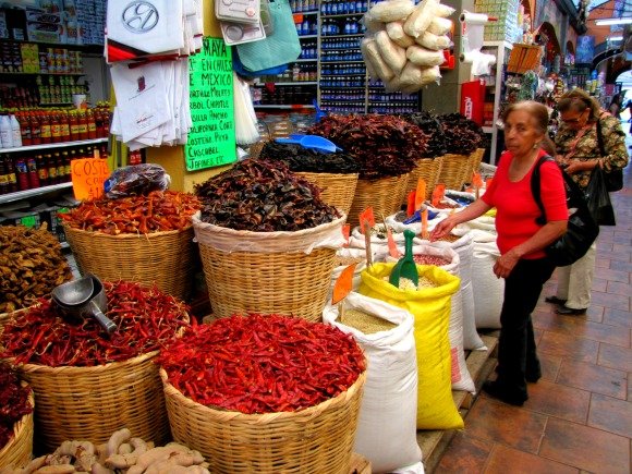 Chiles, Mercado El Popo Tijuana, Mexico