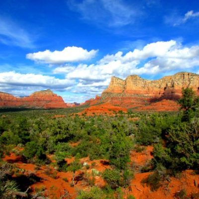 Bell Rock and Other Formations in Sedona