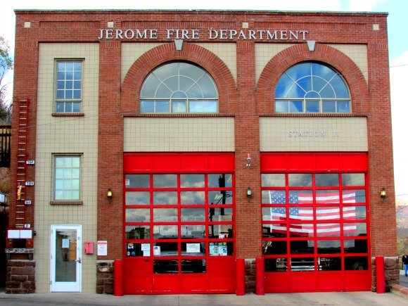 Fire station, Jerome, Ariozona