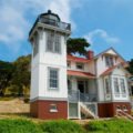 San Luis Lighthouse accessed through the Pecho Coast Trail, Avila Beach, California
