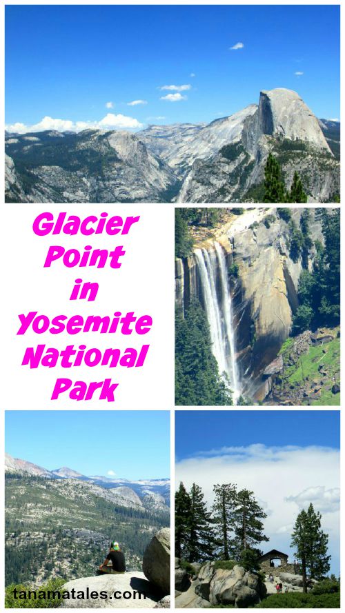 Yosemite National park seen from Glacier Point.
