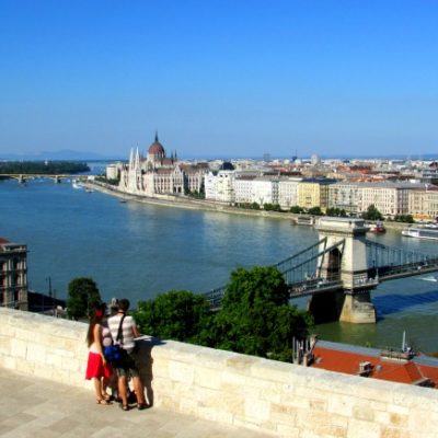 Budapest: The Chain Bridge and Buda Castle