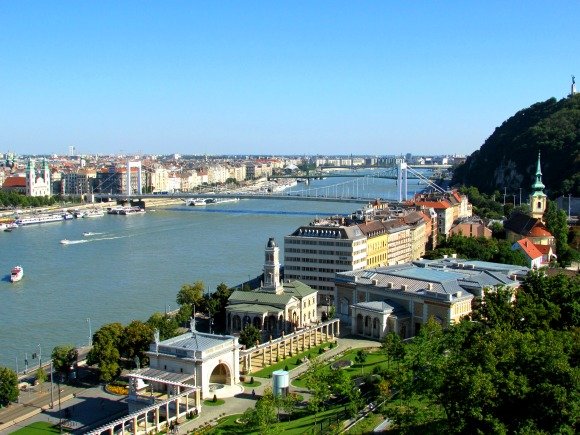 Views from Buda Castle, Budapest, Hungary