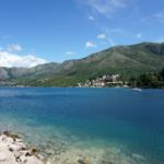 Bust Boredom, Cavtat Holidays, Konavle Mountains seen from the path circling the Rat Peninsula in Cavtat, Croatia