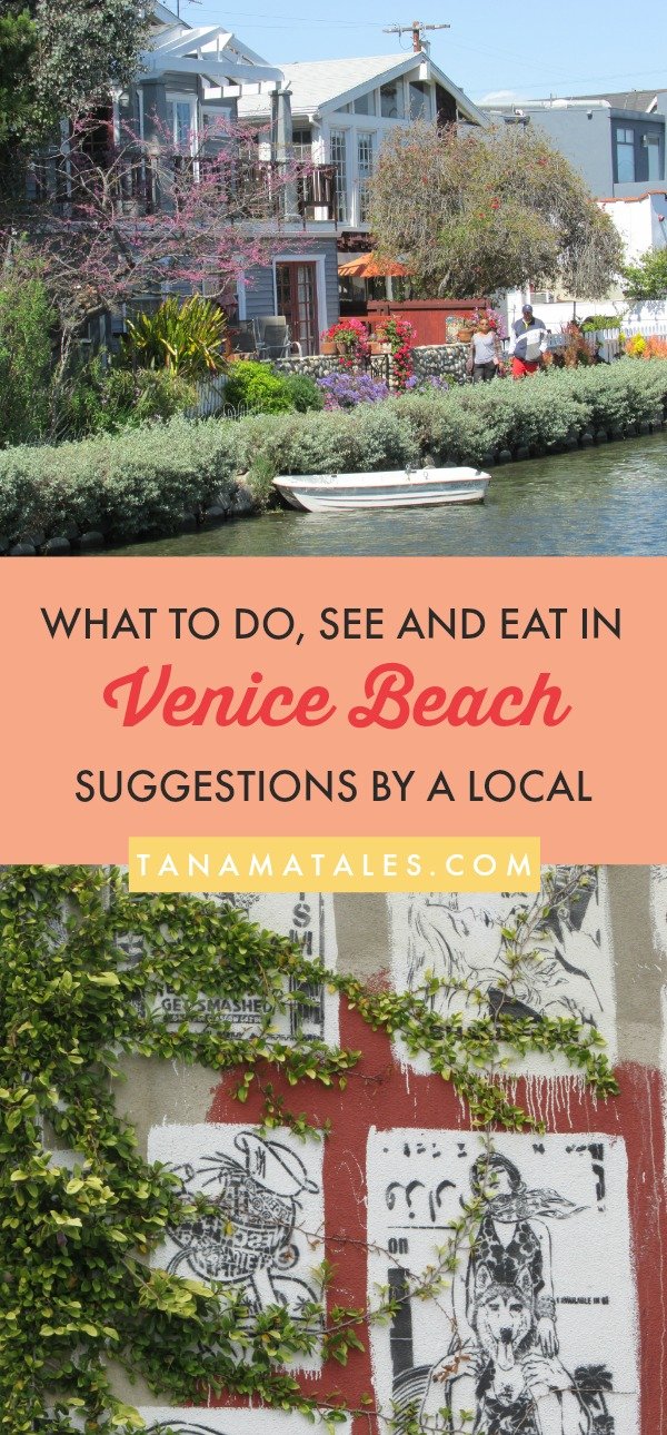 Things to do in Venice Beach, #California – Travel tips and ideas - As a long-time area resident, I am giving you my best recommendations on things to do in Venice Beach. Get ready to discover a free-spirited boardwalk, hip Abbot Kinney Boulevard, tons of public art, charming canals, trendy restaurants and wonderful food! #LosAngeles #LA